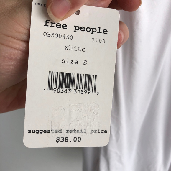 NWT Free People Amelia T Strap Tank Top Small - Picture 5 of 7